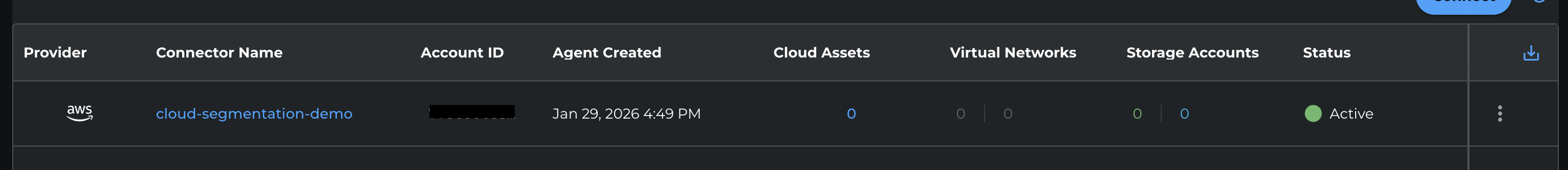 Manual onboarding - connection complete