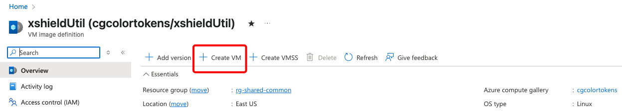Create VM
