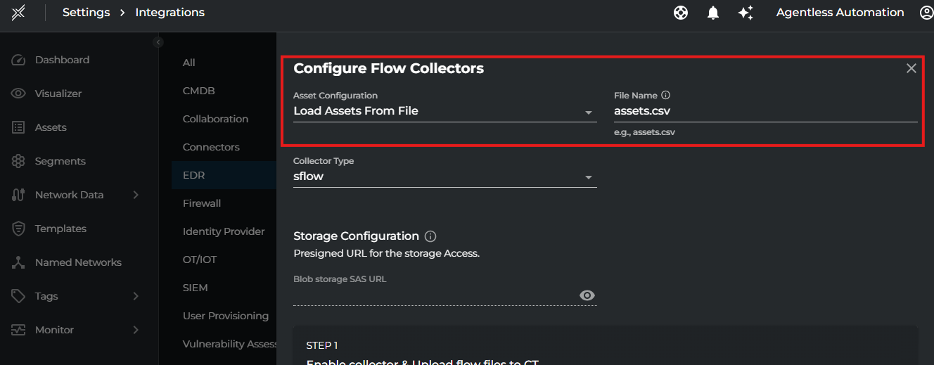 Enter AssetFileName in Xshield