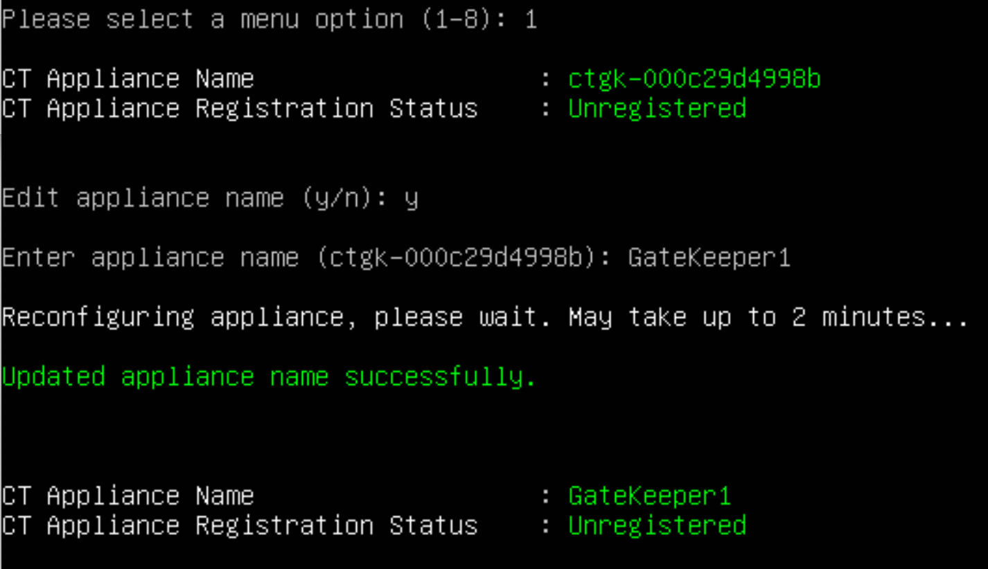 Enter Gatekeeper Name