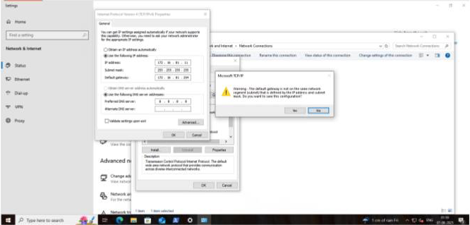 Update Network Configuration