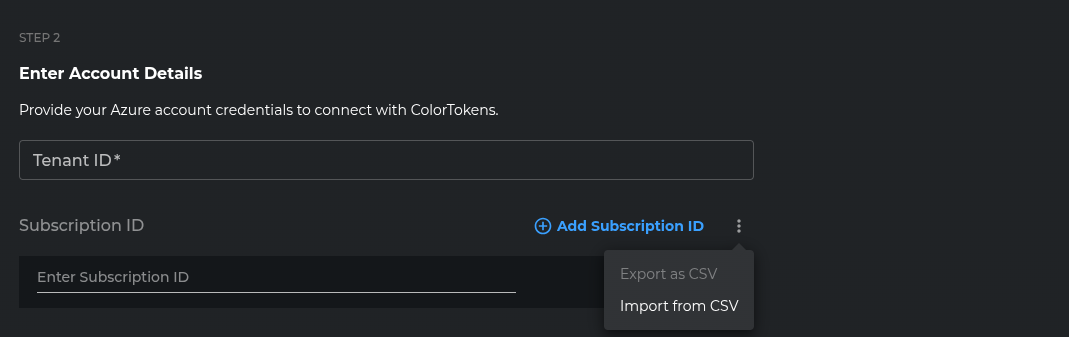 Step-2 of onboarding